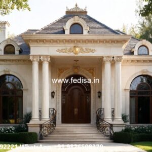 Classic Villa Design with Luxury Living Room Ideas No-10705