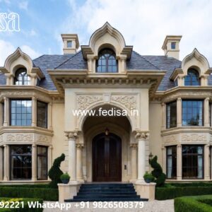 Luxury Classic Villa Design with Rich Marble Decor No-10713