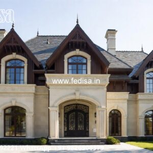 Classic Villa Design with Beautiful Exterior Walls No-10714