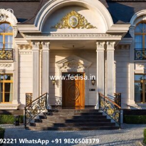 Classic Villa Design with Elegant Front Elevation No-10741