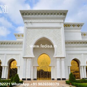 Classic Villa Design with Beautiful Garden Pathways No-10745