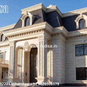 Classic Villa Design with Beautiful Villa Landscaping No-10750