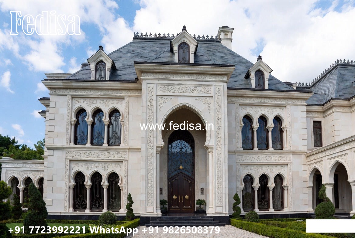 Classic Villa Design with Decorative Architectural Features No-10753
