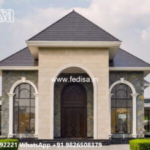 Classic Villa Design with Elegant Outdoor Garden No-10763
