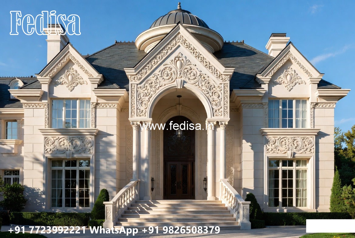 Classic Villa Design with Elegant Window Concepts No-10768
