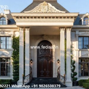 Classic Villa Design with Stylish Living Room Decor No-10771