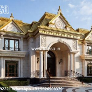Classic Villa Design with Rich Elegant Architecture No-10786