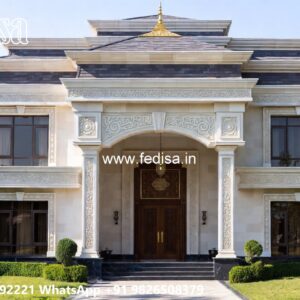 Classic Villa Design with Elegant Courtyard Inspiration No-10789