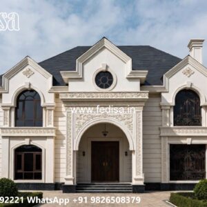 Classic Villa Design with Beautiful Marble Details No-10790