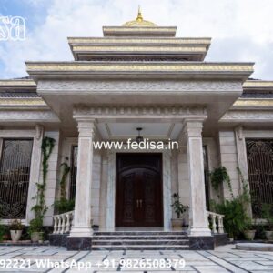 Classic Villa Design with Stylish Front Garden No-10793