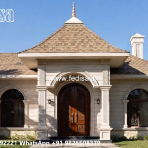 Traditional Classic Villa Design with Beautiful Exteriors No-10795