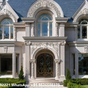 Luxury House Design with Wooden and Marble Finishes No-10821
