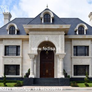 Luxury House Design with Elegant Outdoor Seating No-10863