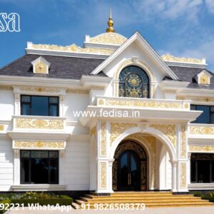 Luxury House Design with Elegant Garden Landscaping No-10878