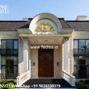 Luxury House Design with Beautiful Balcony Decor No-10881