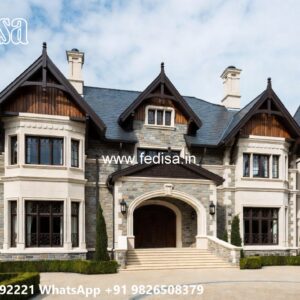 Elegant Classic House Design with Vintage Charm No-10970