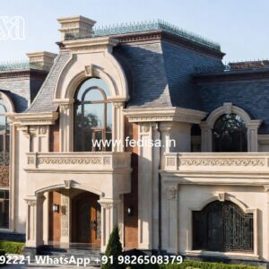 Classic House Design with Stunning Roof Architecture No-10975