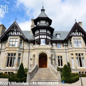 Classic House Design with Grand Entrance Ideas No-10976