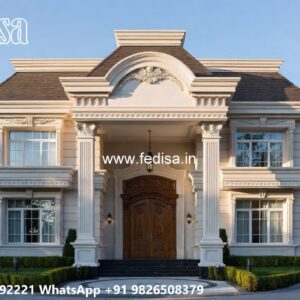 Classic House Design with Beautiful Terrace Spaces No-10987