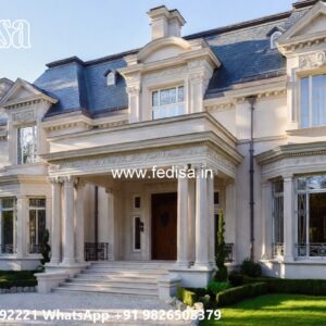 Classic House Design with Elegant Outdoor Lighting No-11014