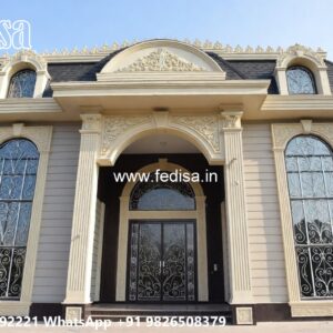 Classic House Design with Royal Decorative Details No-11026