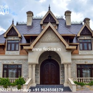 Classic House Design with Elegant Traditional Interiors No-11029