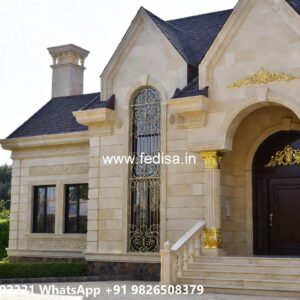 Classic House Design with Decorative Entry Door Ideas No-11067