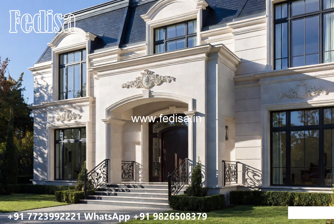 Classic House Design with Traditional Decorative Details No-11098