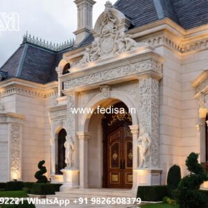 Classic Villa Design with Beautiful Garden Landscape No-11110
