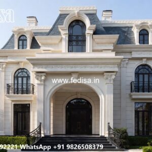 Classic Villa Design with Stylish Balcony Concepts No-11112