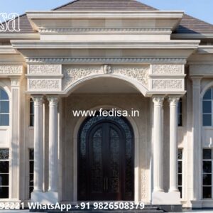 Classic Villa Design with Elegant Staircase Ideas No-11119