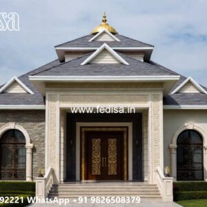 Timeless Classic Villa Design with Vintage Charm No-11133