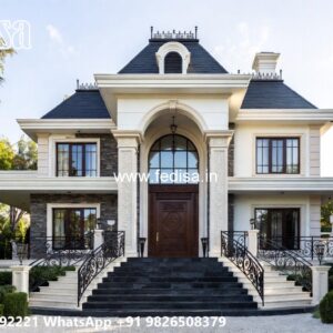 Classic Villa Design with Stylish Royal Interiors No-11177