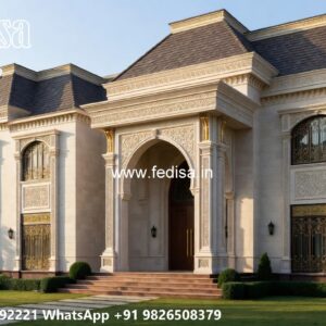 Classic Villa Design with Elegant Decorative Walls No-11182