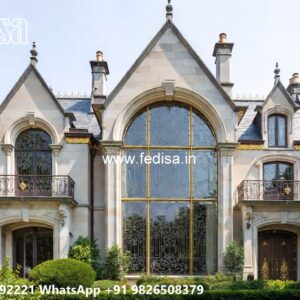 Classic Villa Design with Elegant Wooden Flooring No-11196