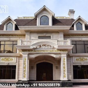 Elegant Classic Villa Design with Rich Textures No-11202