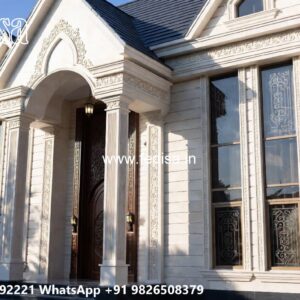 Classic Villa Design with Artistic Wall Decor Ideas No-11212