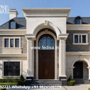 Elegant Classic Villa Design with Grand Spaces No-11233