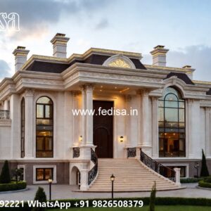 Classic Villa Design with Elegant Courtyard Inspiration No-11239