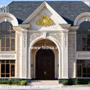 Classic Villa Design with Stylish Front Garden No-11243