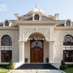 Traditional Classic Villa Design with Beautiful Exteriors No-11245