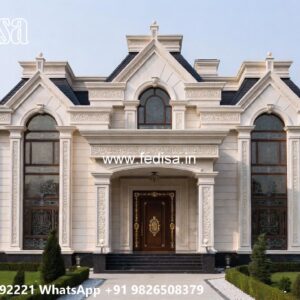Luxury House Design with Wooden and Marble Finishes No-11271