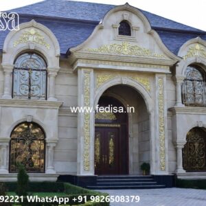 Beautiful Luxury House Design with Modern Roofing No-11285