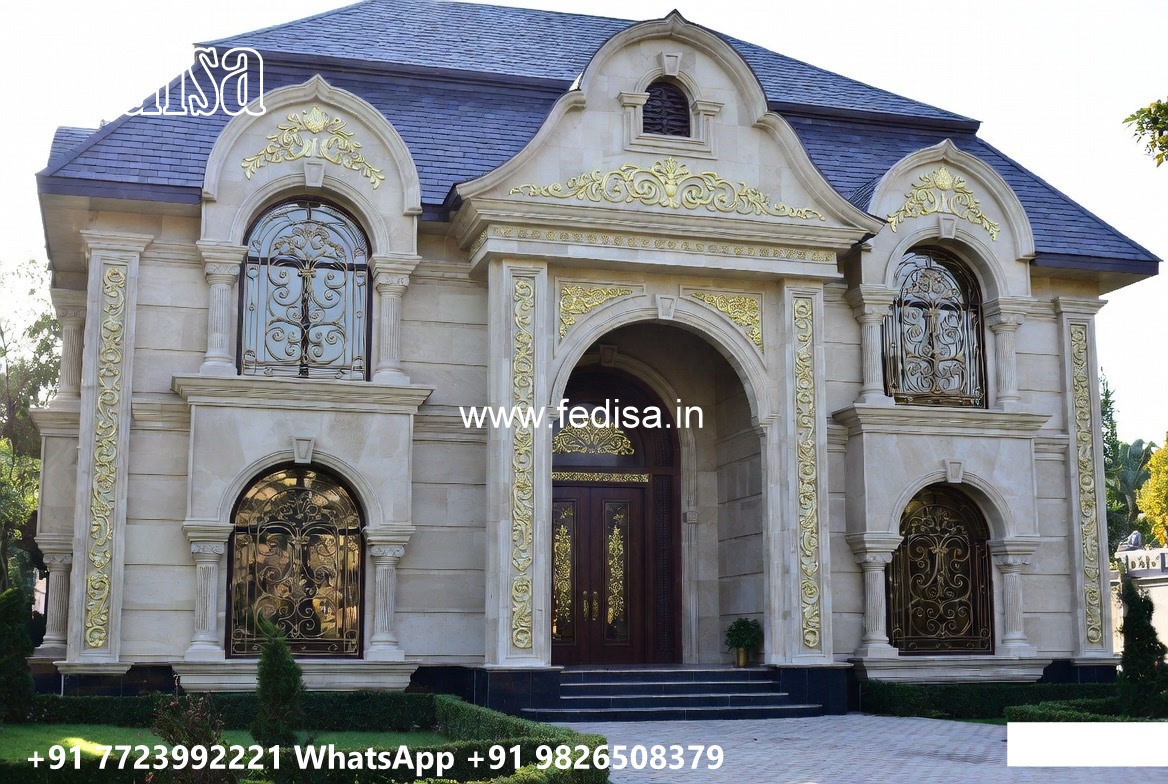 Beautiful Luxury House Design with Modern Roofing No-11285