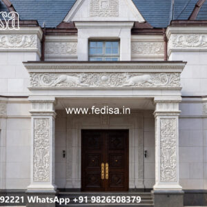 Luxury House Design with Beautiful Stone Exterior No-11372