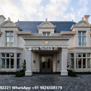 Classic House Design with Elegant Exterior Architecture No-11404