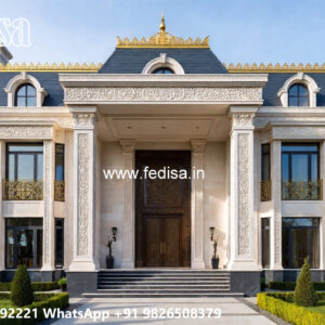 Classic House Design with Grand Front Elevation No-11410