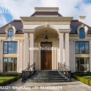 Classic House Design with Stylish Exterior Facade No-11416