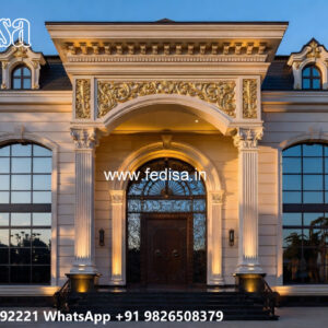 Elegant Classic House Design with Vintage Charm No-11420