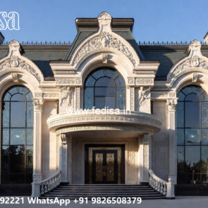 Classic House Design with Grand Entrance Ideas No-11426